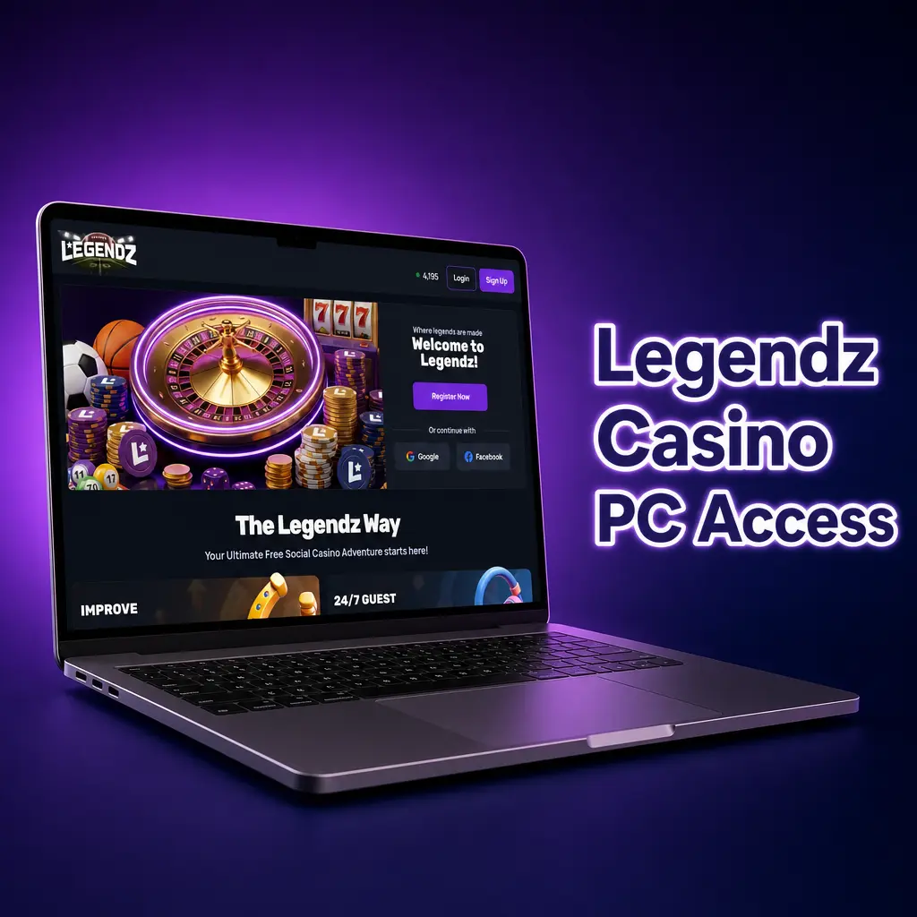 Legendz Casino accessed via desktop browser
