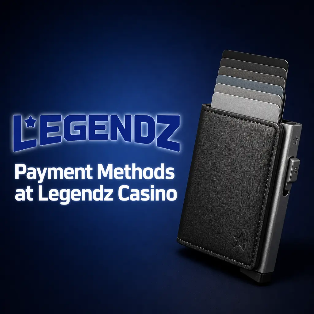 Payment methods accepted at Legendz Casino