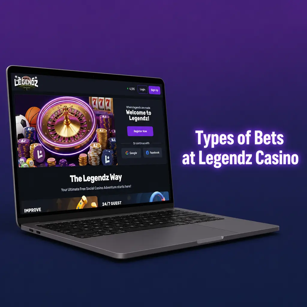 Types of bets available at Legendz Casino sportsbook